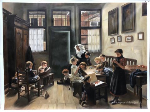 Schilderij in opdracht – foto van het voltooide schilderij