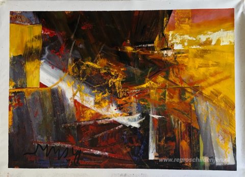 Schilderij in opdracht – foto van het voltooide schilderij
