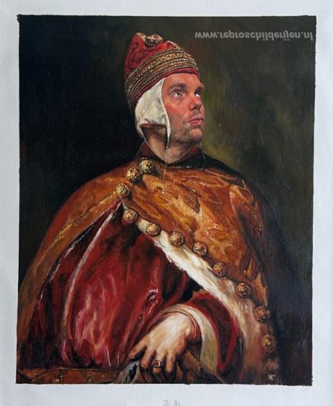 Schilderij in opdracht – foto van het voltooide schilderij