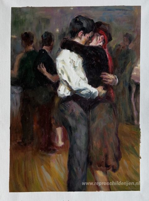 Schilderij in opdracht – foto van het voltooide schilderij