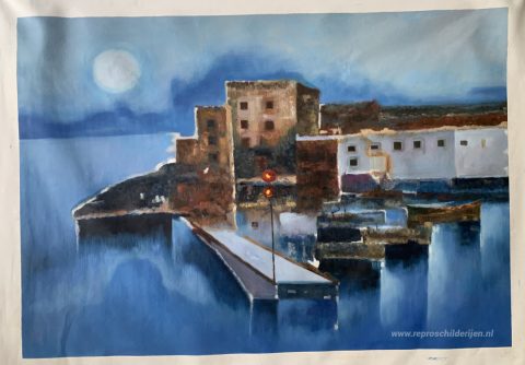 Schilderij in opdracht – foto van het voltooide schilderij