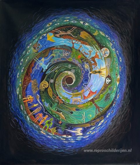 Schilderij in opdracht – foto van het voltooide schilderij