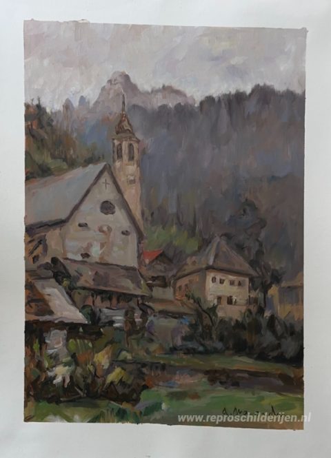 Schilderij in opdracht – foto van het voltooide schilderij