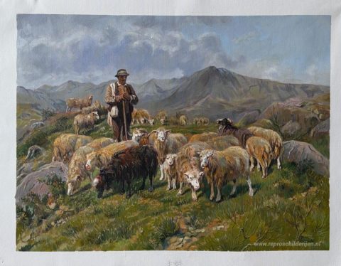 Schilderij in opdracht – foto van het voltooide schilderij