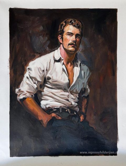 Schilderij in opdracht – foto van het voltooide schilderij