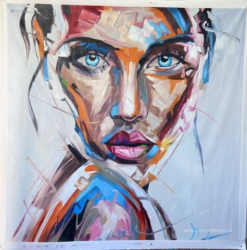 Schilderij in opdracht – foto van het voltooide schilderij
