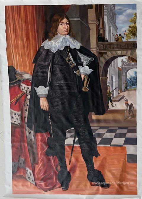 Schilderij in opdracht – foto van het voltooide schilderij