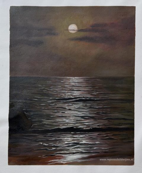Schilderij in opdracht – foto van het voltooide schilderij