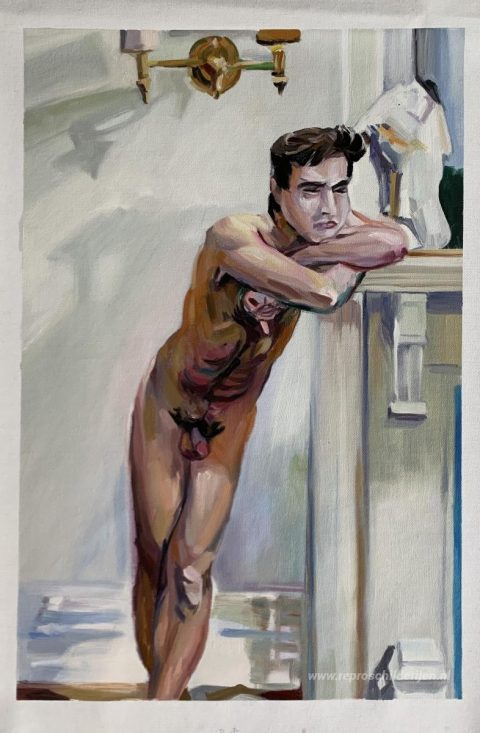 Schilderij in opdracht – foto van het voltooide schilderij
