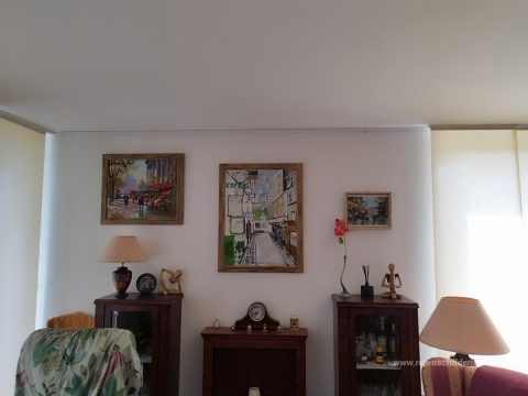Rue de Steinkerque in Parijs – met de hand geschilderde reproductie, foto van het voltooide schilderij