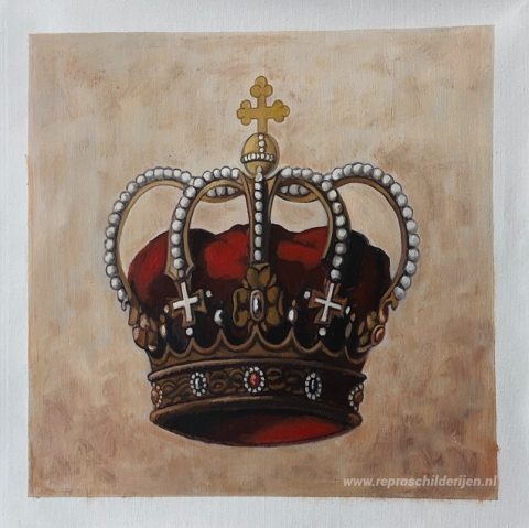 Schilderij in opdracht – foto van het voltooide schilderij