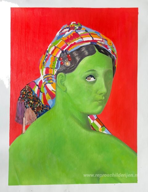 Schilderij in opdracht – foto van het voltooide schilderij