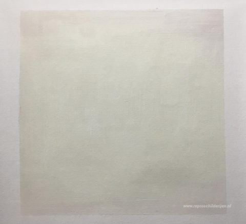 Tweeling – met de hand geschilderde reproductie, foto van het voltooide schilderij