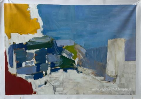 Schilderij in opdracht – foto van het voltooide schilderij
