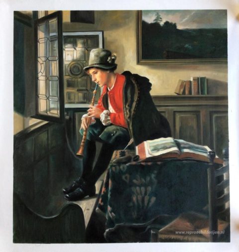 Schilderij in opdracht – foto van het voltooide schilderij