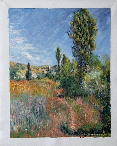 Schilderij in opdracht – foto van het voltooide schilderij