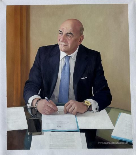 Schilderij in opdracht – foto van het voltooide schilderij