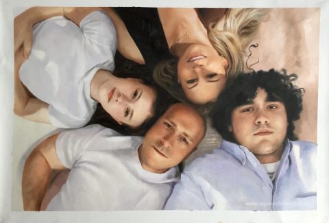 Schilderij in opdracht – foto van het voltooide schilderij