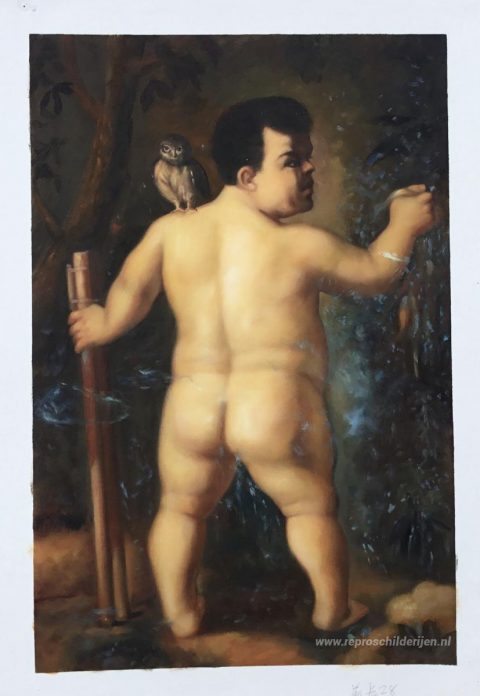 Schilderij in opdracht – foto van het voltooide schilderij