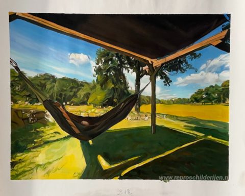 Schilderij in opdracht – foto van het voltooide schilderij