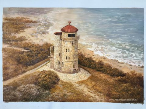 Schilderij in opdracht – foto van het voltooide schilderij