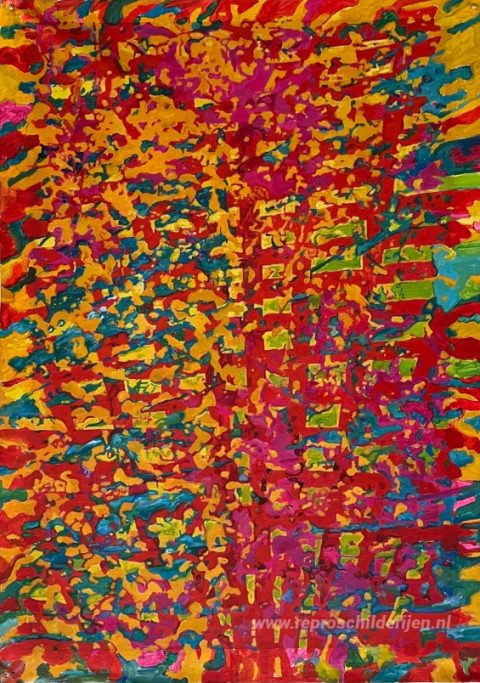 Schilderij in opdracht – foto van het voltooide schilderij
