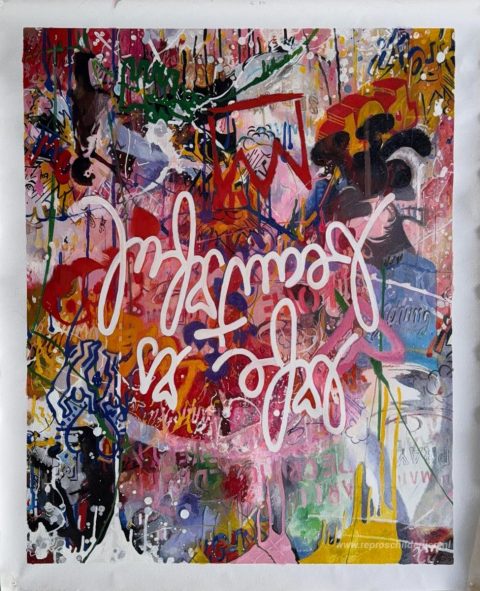Schilderij in opdracht – foto van het voltooide schilderij