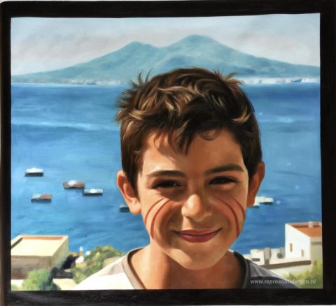 Schilderij in opdracht – foto van het voltooide schilderij