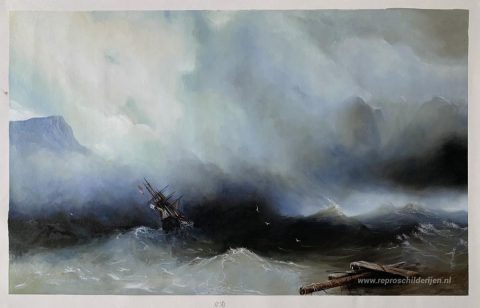 Schilderij in opdracht – foto van het voltooide schilderij