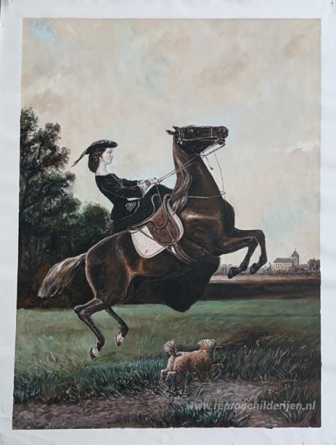 Schilderij in opdracht – foto van het voltooide schilderij