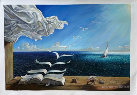 Schilderij in opdracht – foto van het voltooide schilderij