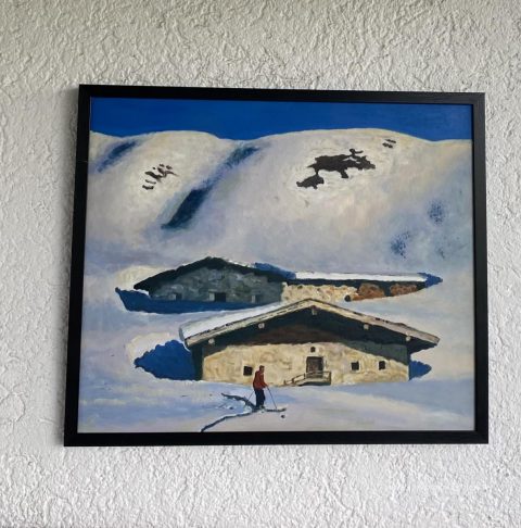 Schilderij in opdracht – foto van het voltooide schilderij