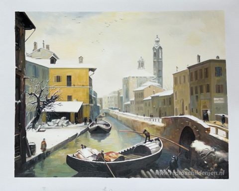 Schilderij in opdracht – foto van het voltooide schilderij