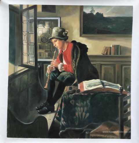 Schilderij in opdracht – foto van het voltooide schilderij