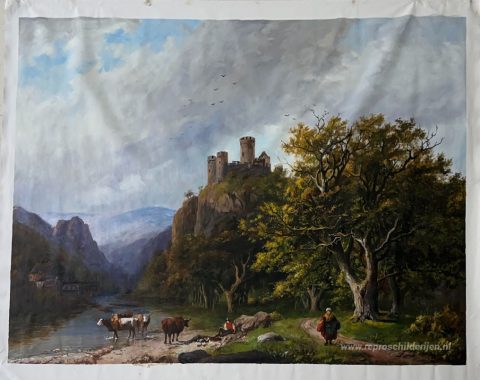 Schilderij in opdracht – foto van het voltooide schilderij