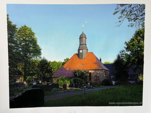 Schilderij in opdracht – foto van het voltooide schilderij