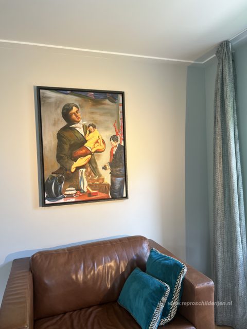 Schilderij in opdracht – foto van het voltooide schilderij
