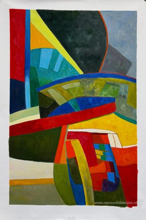 Schilderij in opdracht – foto van het voltooide schilderij