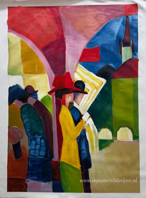Schilderij in opdracht – foto van het voltooide schilderij
