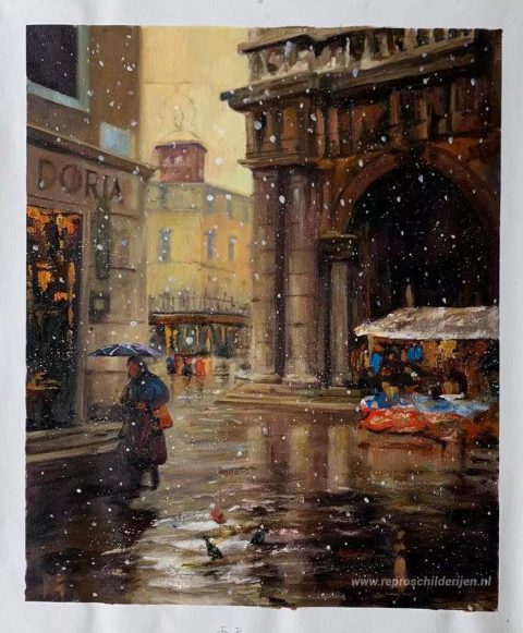 Schilderij in opdracht – foto van het voltooide schilderij