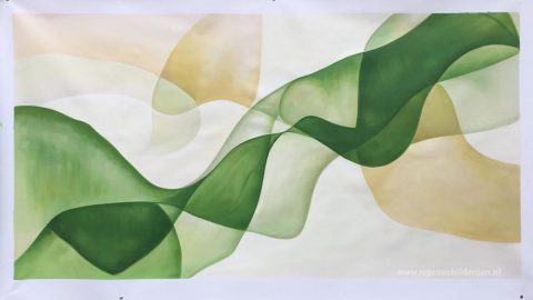 Schilderij in opdracht – foto van het voltooide schilderij