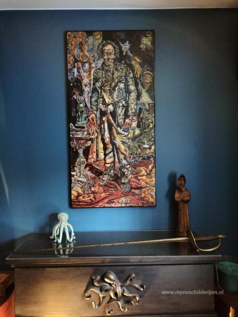 De foto van Dorian Gray – met de hand geschilderde reproductie, foto van het voltooide schilderij