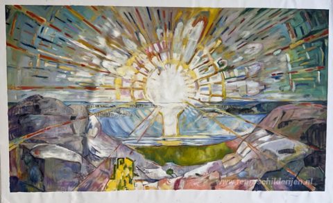Schilderij in opdracht – foto van het voltooide schilderij