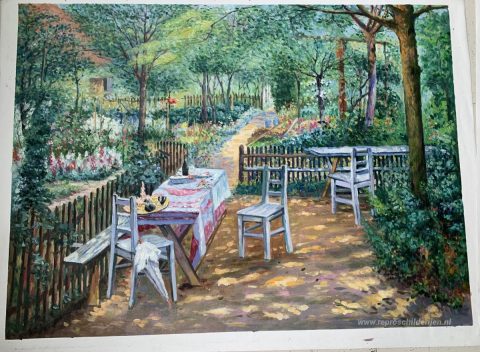 Schilderij in opdracht – foto van het voltooide schilderij