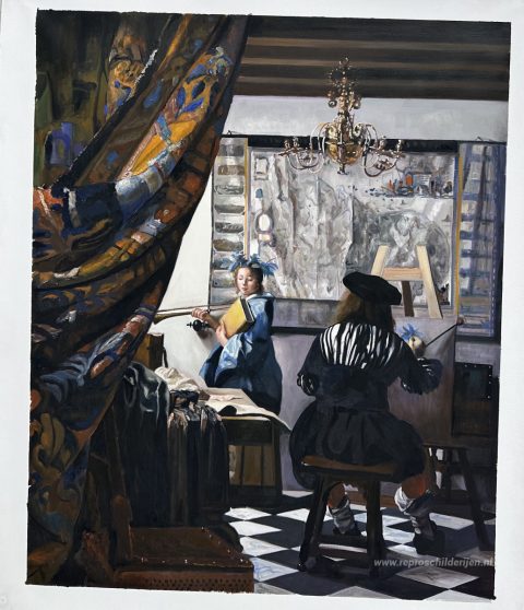 Schilderij in opdracht – foto van het voltooide schilderij