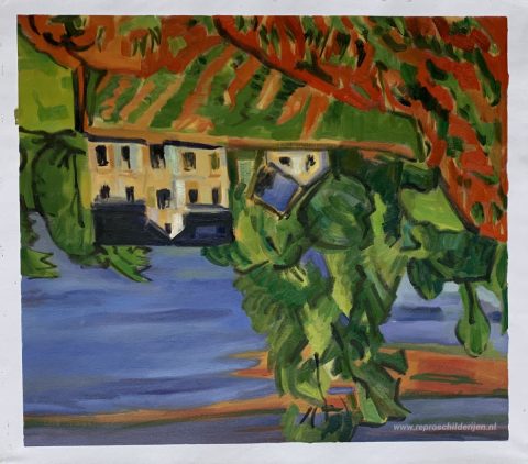 Schilderij in opdracht – foto van het voltooide schilderij