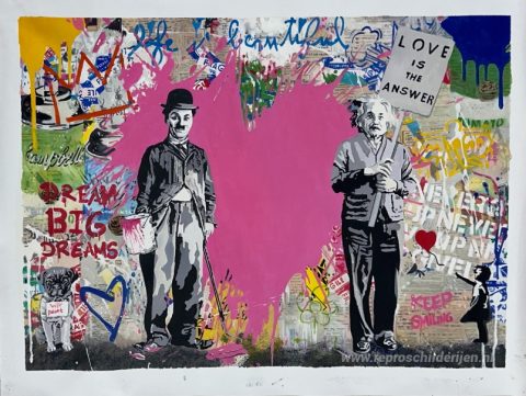 Schilderij in opdracht – foto van het voltooide schilderij