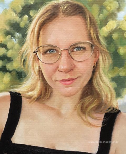 Schilderij in opdracht – foto van het voltooide schilderij
