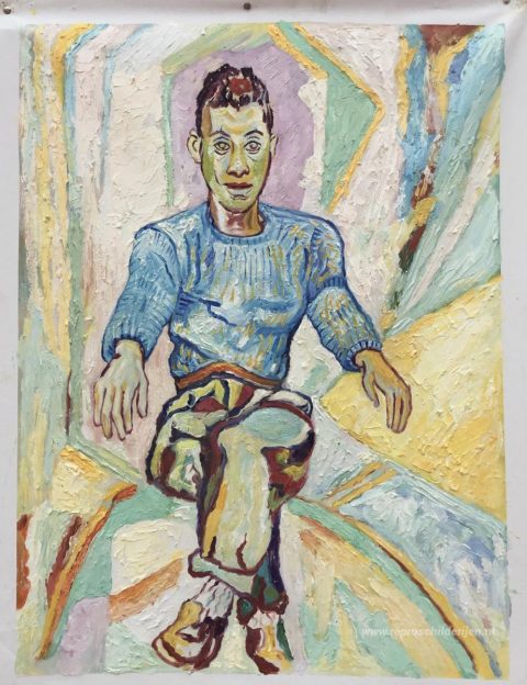 Schilderij in opdracht – foto van het voltooide schilderij
