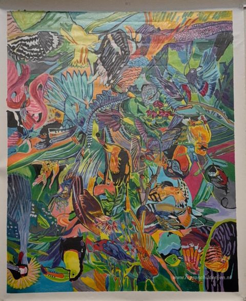 Schilderij in opdracht – foto van het voltooide schilderij